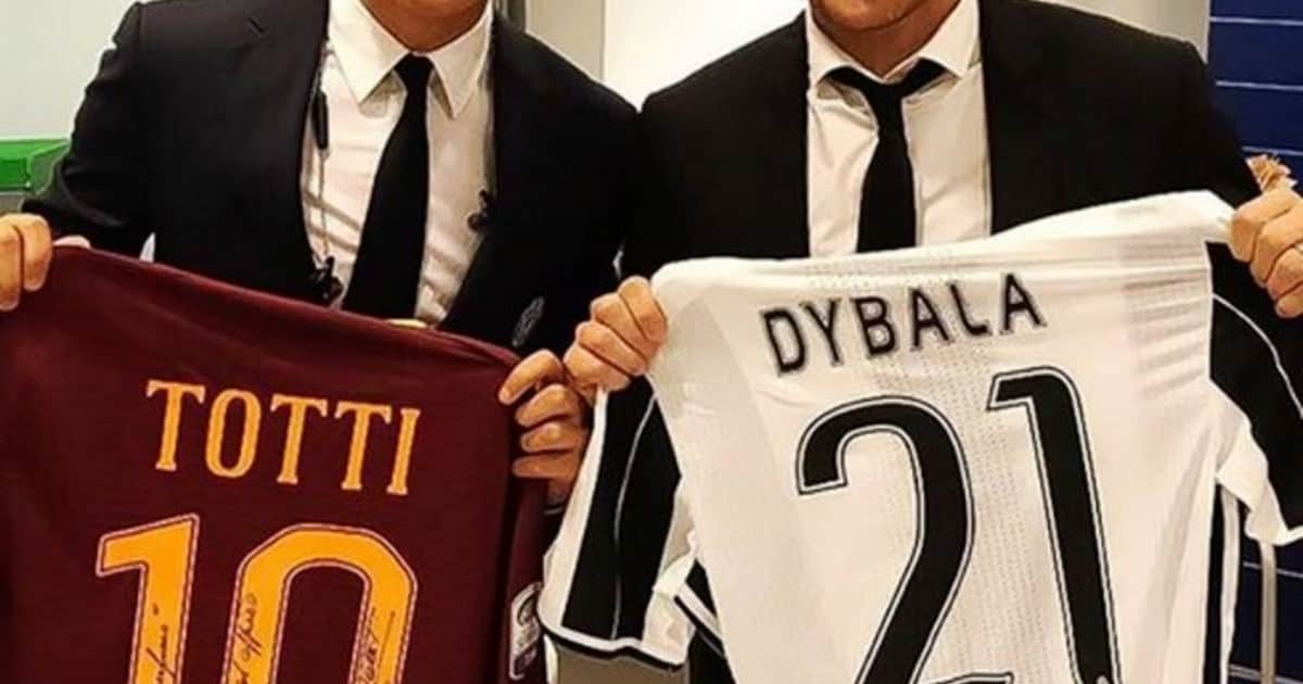Francesco Totti reveló por qué se negó a darle la 10 de la Roma a Paulo Dybala: "¡¿Están todos locos?!"