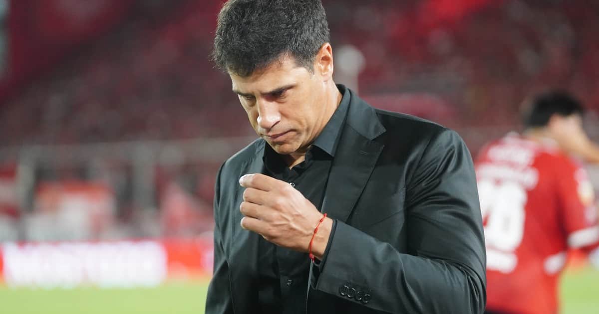 Domínguez, post Independiente y antes de Boca: "No hemos sido superados por ningún equipo"