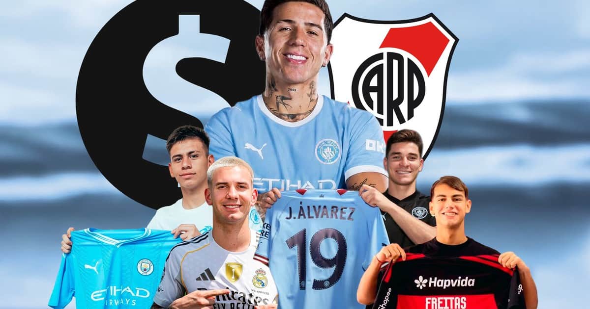 Con la partida de Freitas, ¿cuántos millones recaudó River por la venta de jugadores en los últimos cinco años?