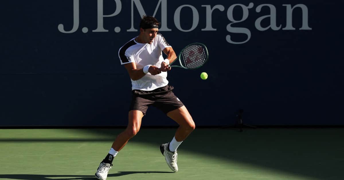 Fin del sueño de Tomás Etcheverry: cayó ante Michelsen en octavos del US Open