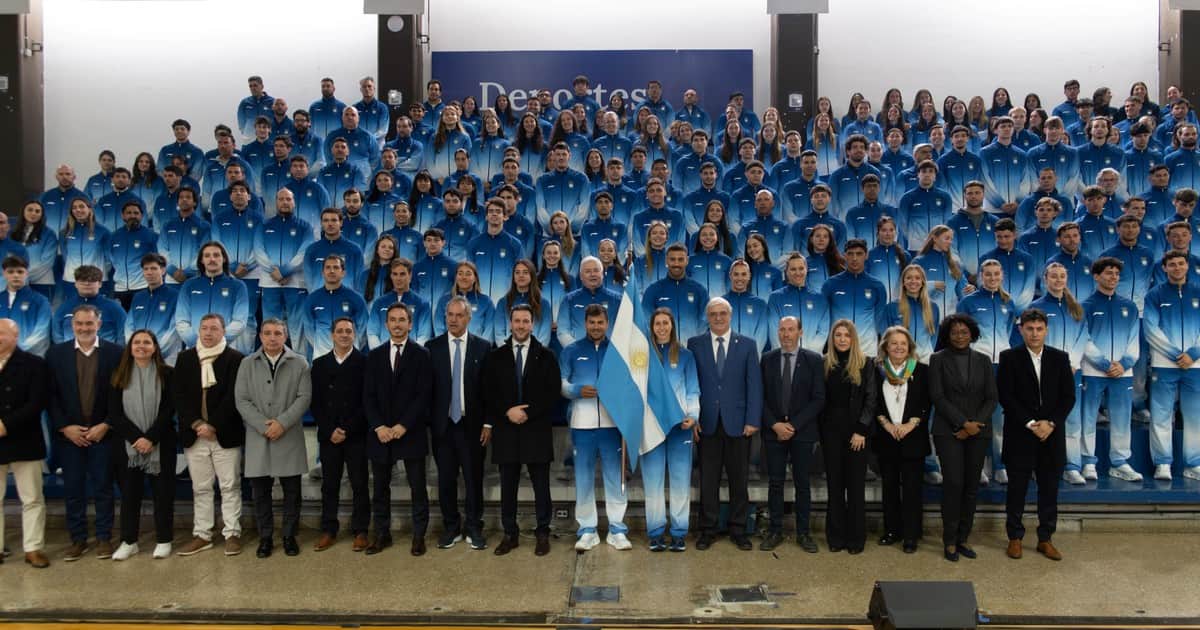 Argentina despidió a su delegación rumbo a los Juegos Suramericanos en Santa Fe