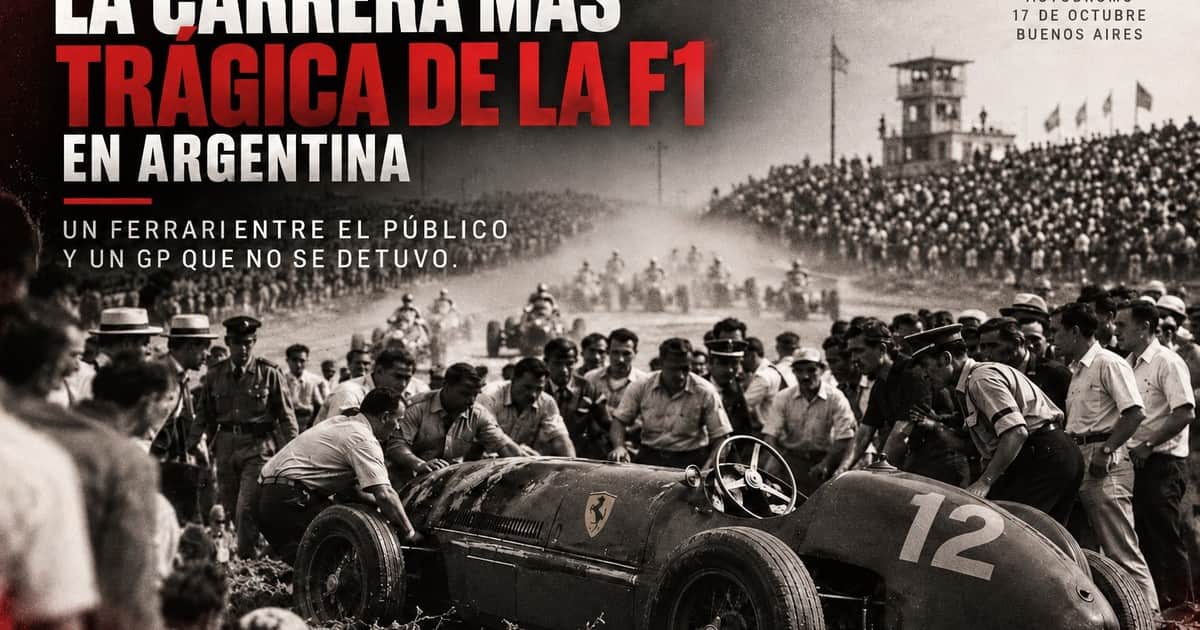 La carrera más trágica de la F1 en Argentina: una Ferrari entre el público y un GP que no se detuvo