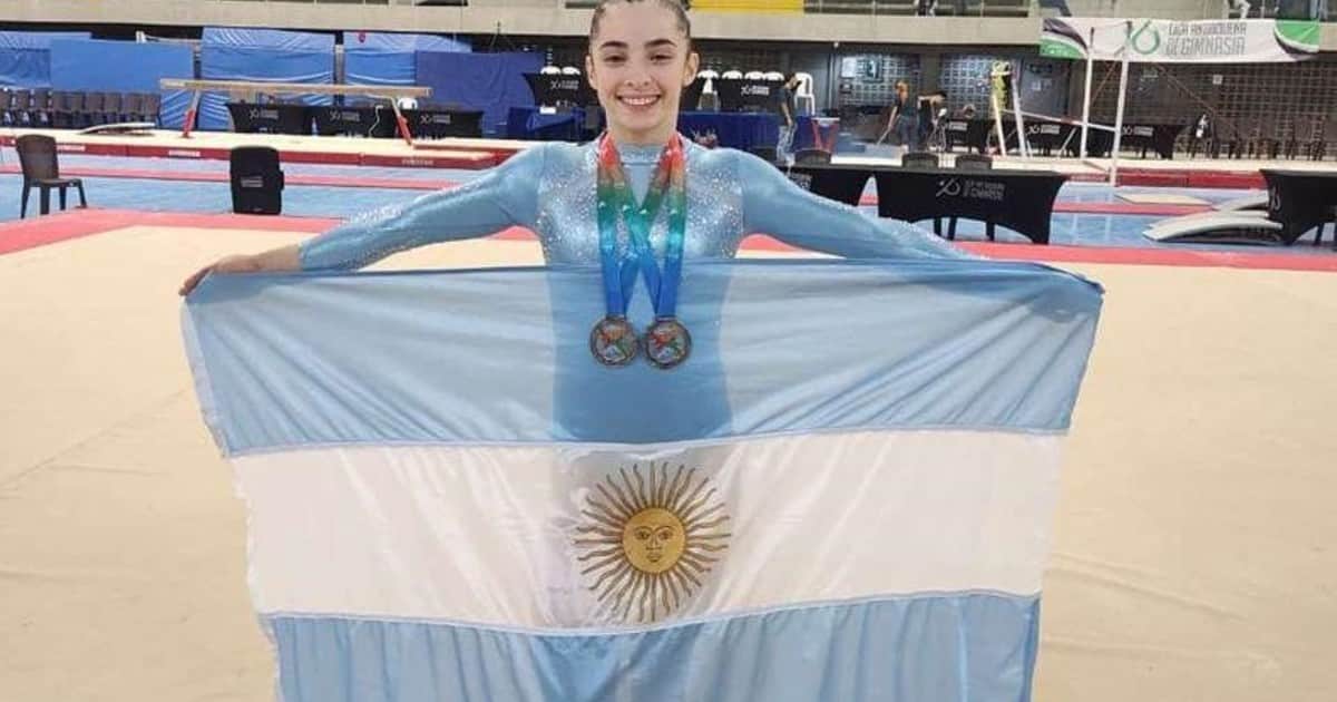 Dos oros y dos bronces para Argentina en gimnasia artística en los Juegos Suramericanos