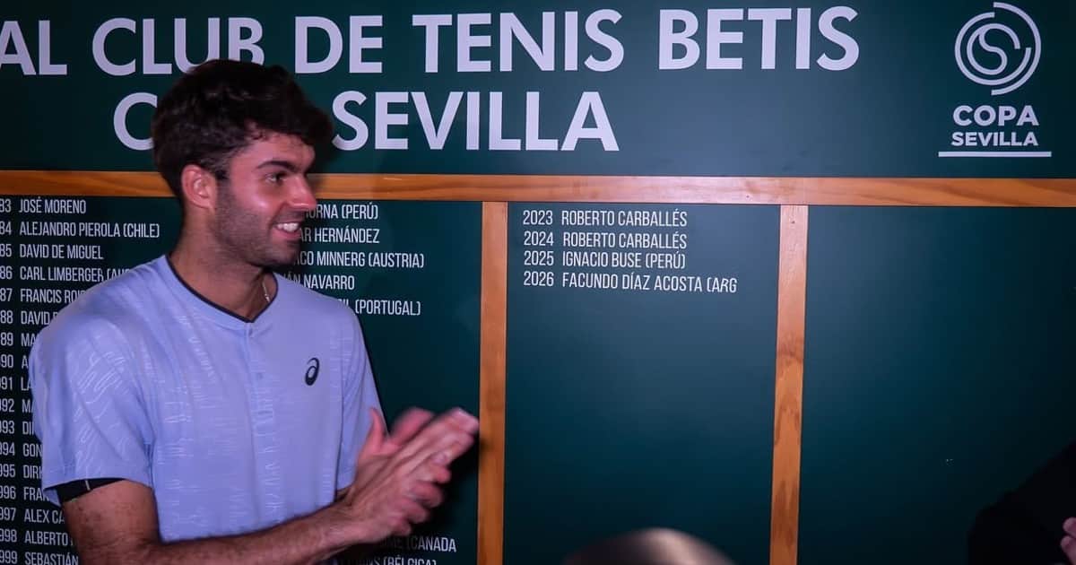 Díaz Acosta fue campeón en Sevilla y se convirtió en el jugador con más Challenger ganados en este 2026