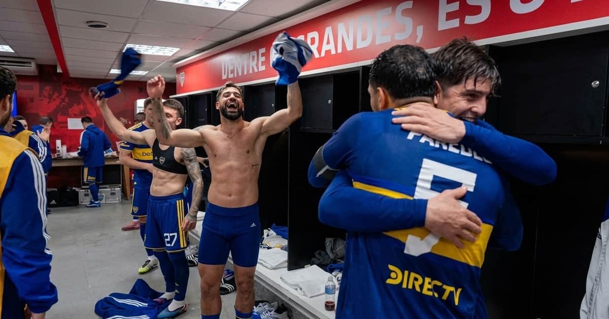 Paredes y un gesto en el vestuario del Morumbí que resume a este Boca