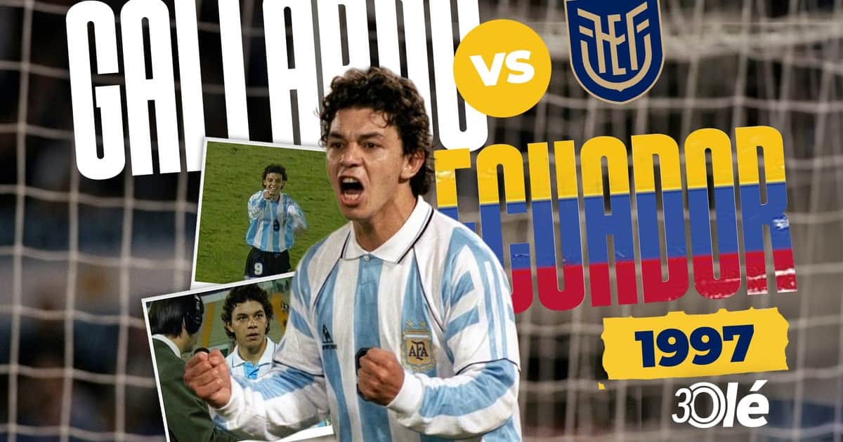 El cruce que anticipó el destino: el día que Marcelo Gallardo enfrentó a Ecuador con la Selección Argentina