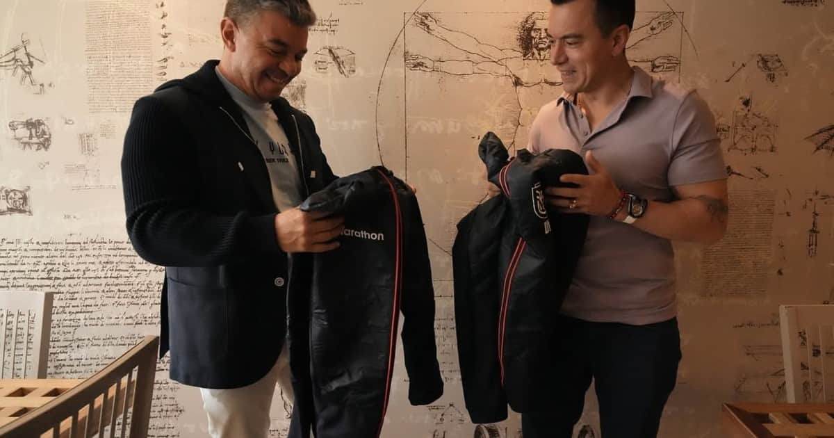 El encuentro especial de Marcelo Gallardo en Ecuador: ¿quién lo recibió antes de su debut?