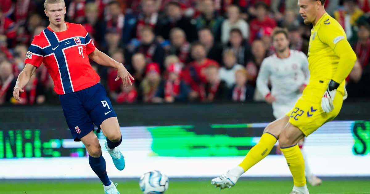 Noruega vs. Dinamarca, EN VIVO, por la Nations League: con gol de Haaland, los noruegos tienen la ventaja