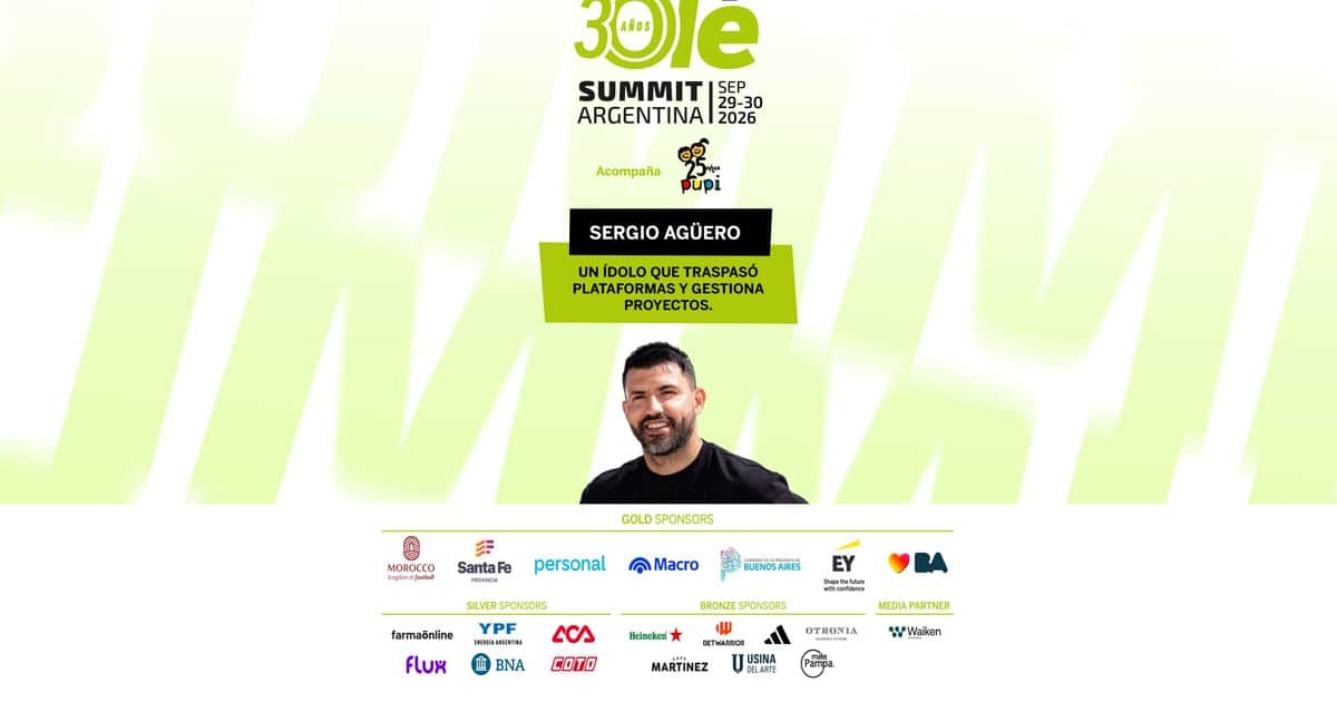 Kun Agüero en el Olé Summit 2026: un ídolo que traspasó plataformas y gestiona proyectos